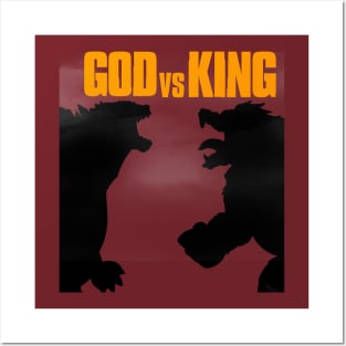 God vs King Posters and Art